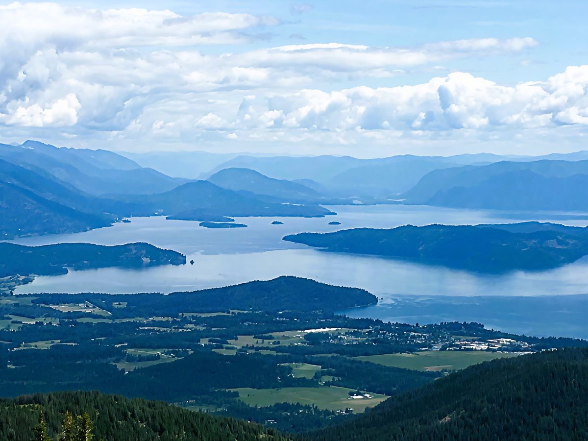 Coeur d'Alene lake view