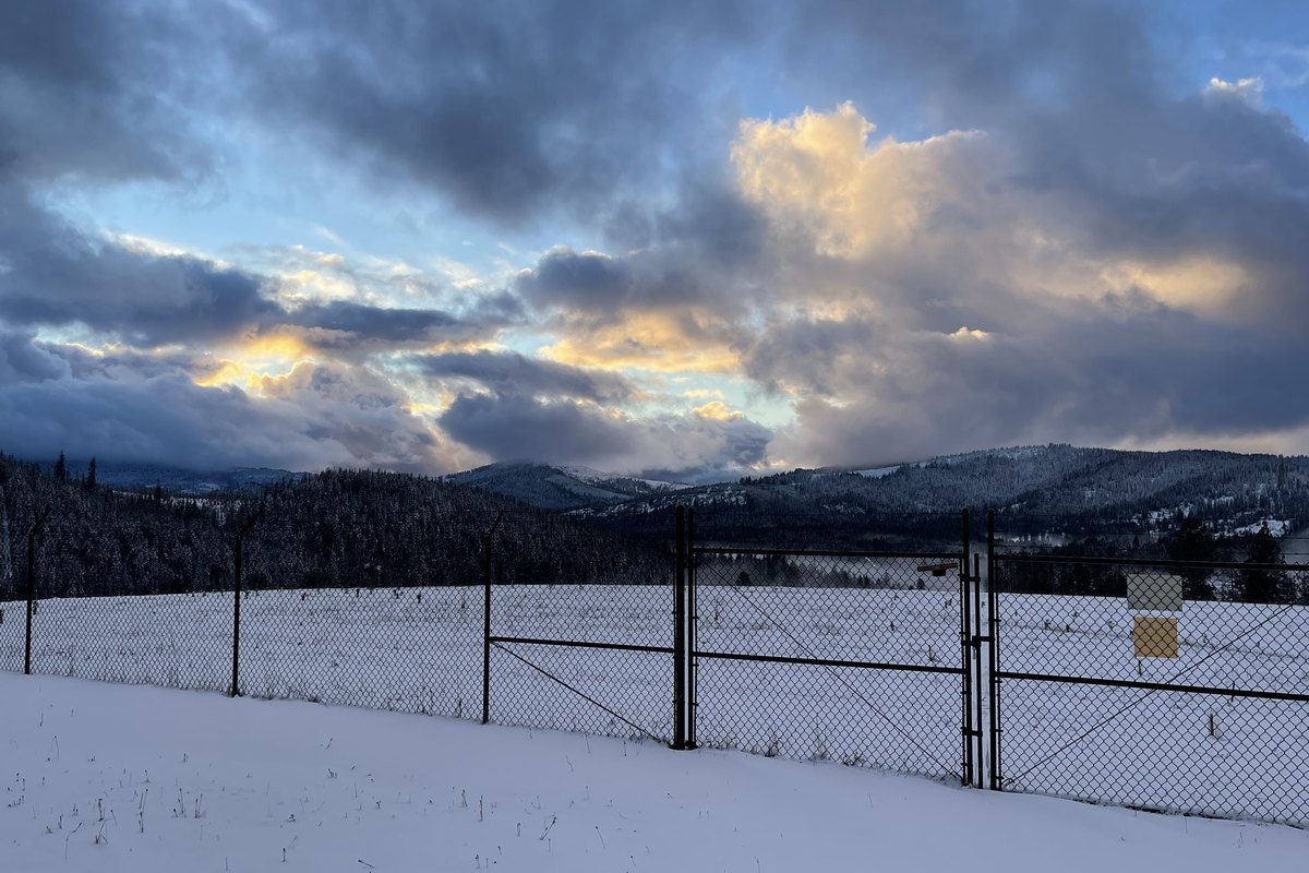 Winter - front porch