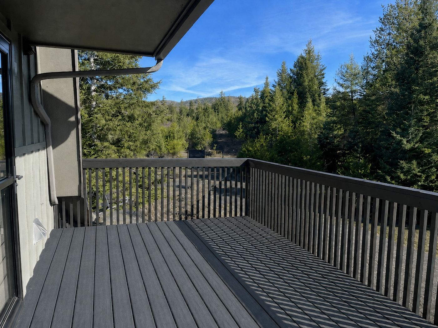 Front porch, looking east