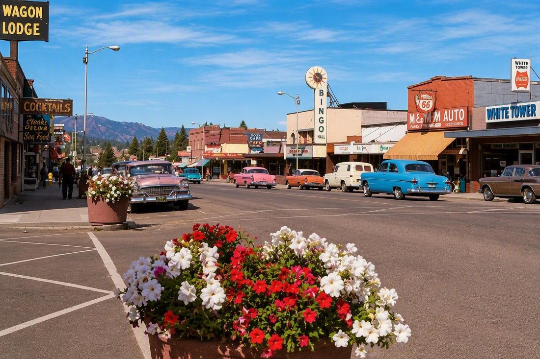 St. Maries, Idaho circa the 1950s